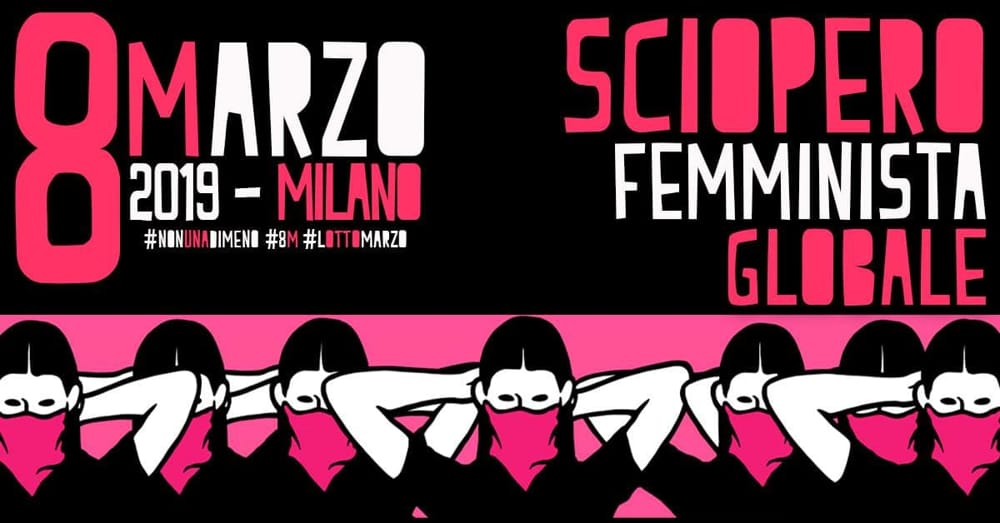 Sciopero femminista Milano 8 marzo