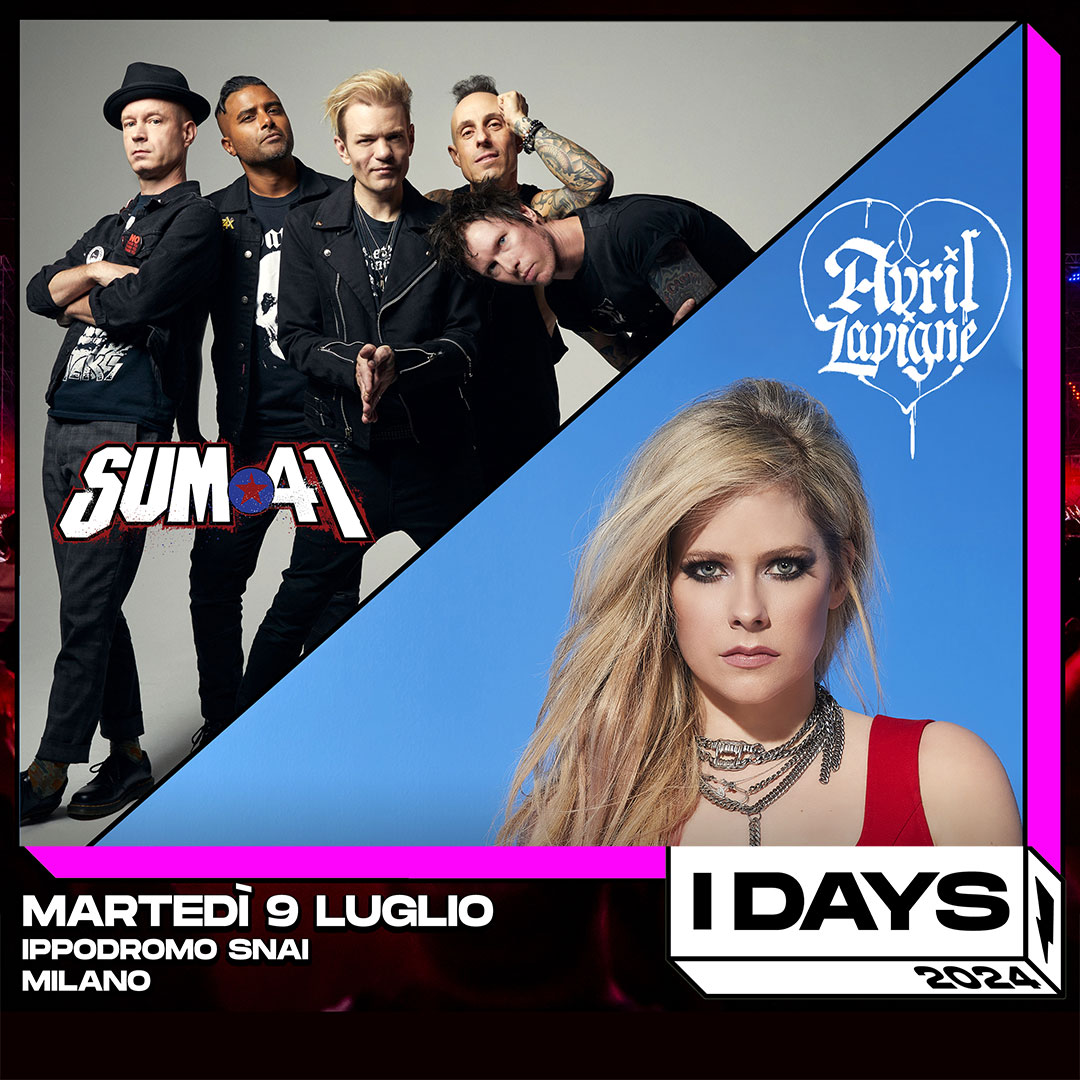 IDAYS MILANO 2024 Sum 41 + Avril Lavigne YOUparti